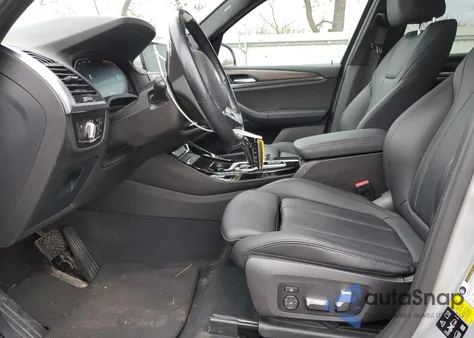 2021 BMW X3 xDrive30I из США, поврежденный, VIN 5UXTY5C08M9F70362